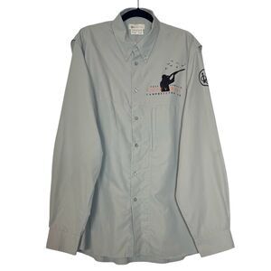 Beretta Mens Vented Button Down Shirt XXL Outdoor Shooting Performance Texas